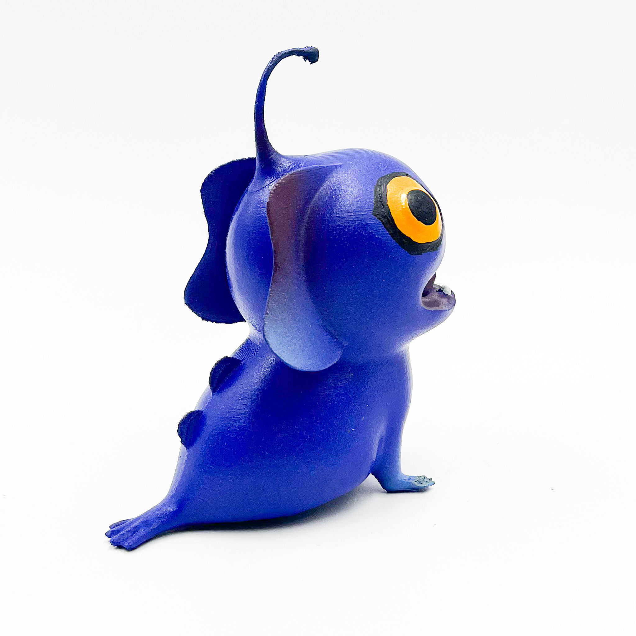 Blue from the sea beasts with Open Mouth 3D print model_13