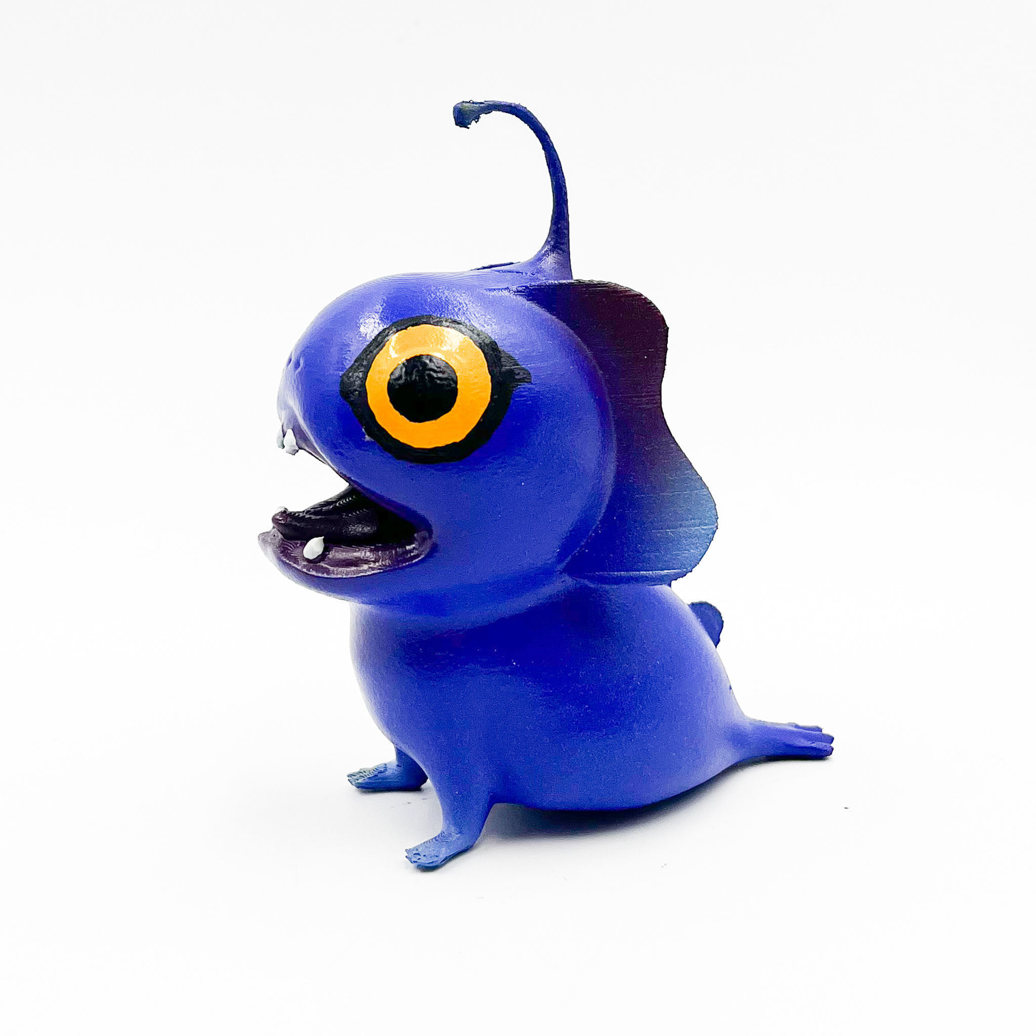 Blue from the sea beasts with Open Mouth 3D print model_17