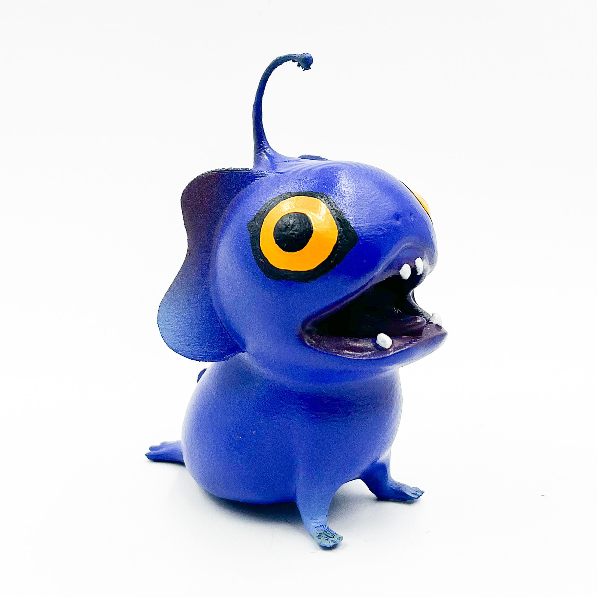 Blue from the sea beasts with Open Mouth 3D print model_14