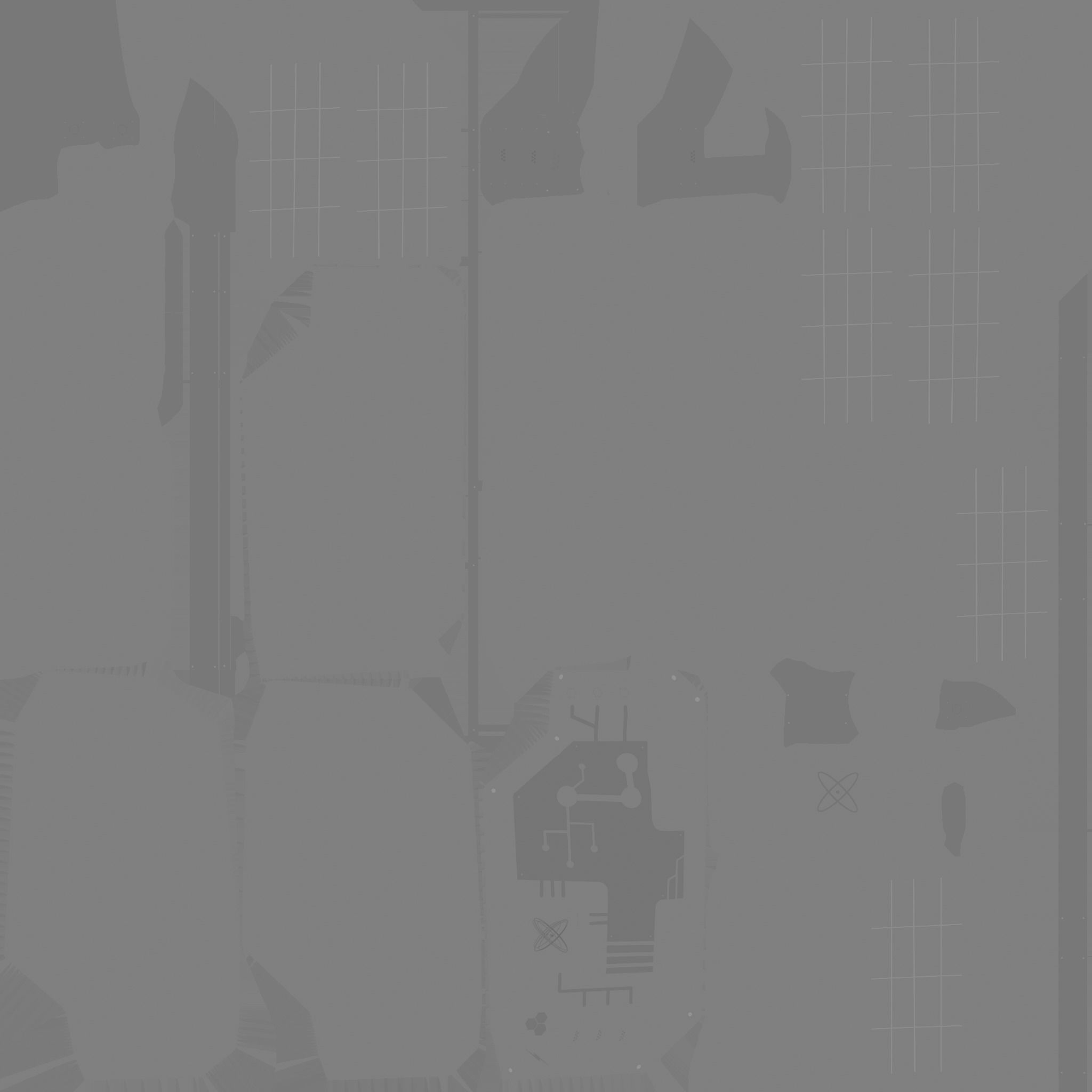 Satellite B03 White Blue - SciFi Space Design Low-poly 3D model_21