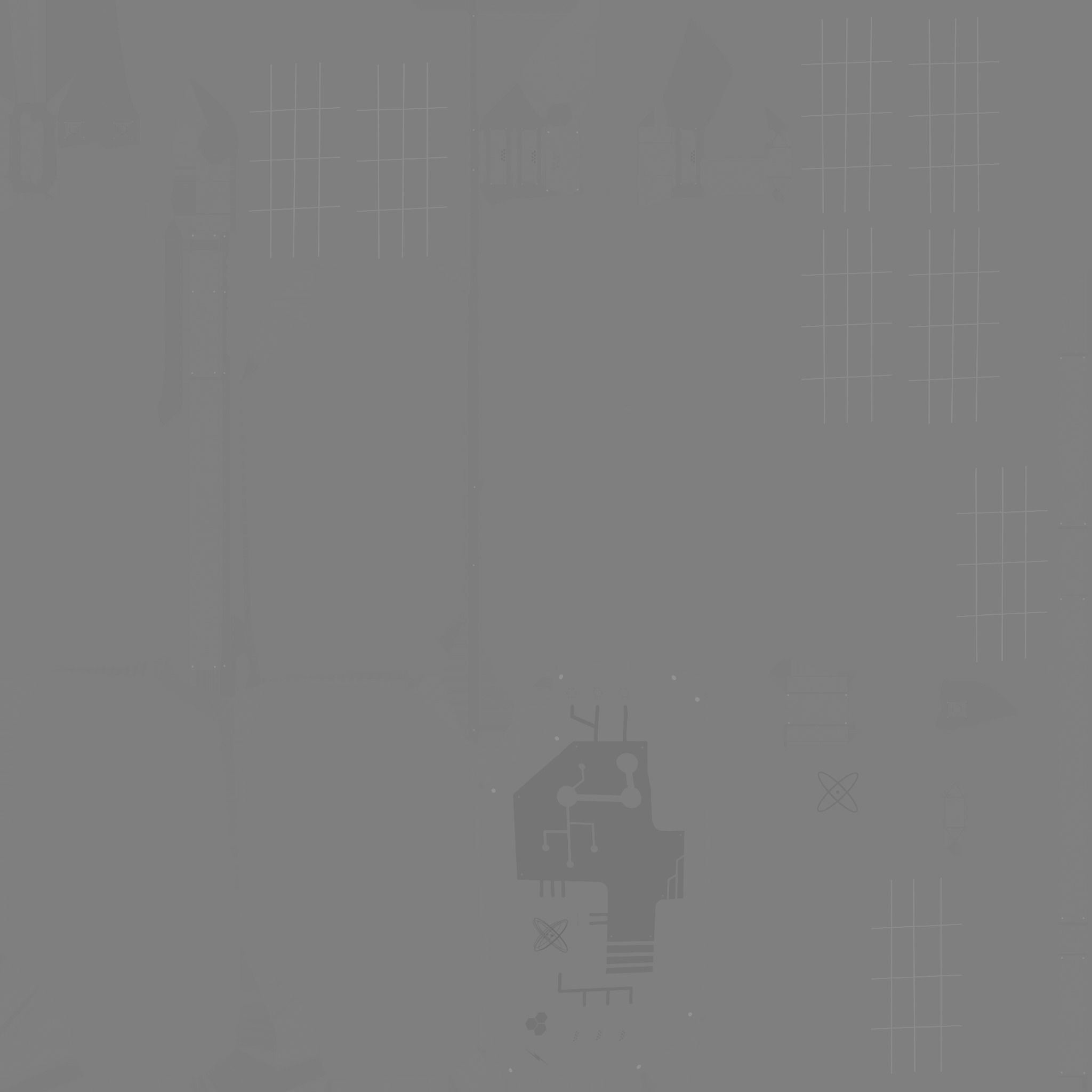 Satellite B04 Steel Red - SciFi Space Design Low-poly 3D model_21