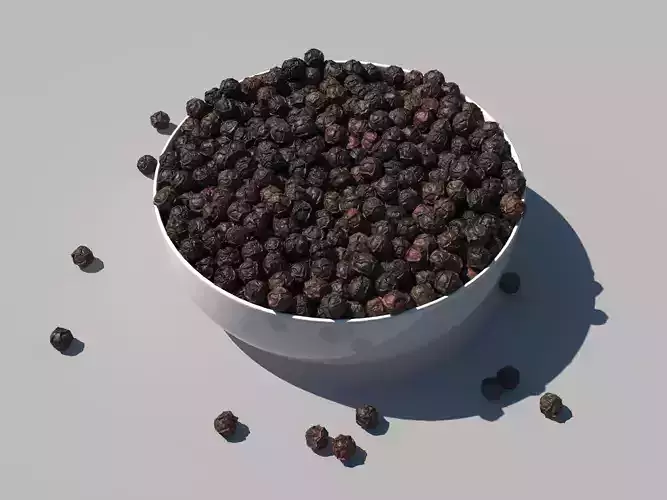 Black Pepper 3D model