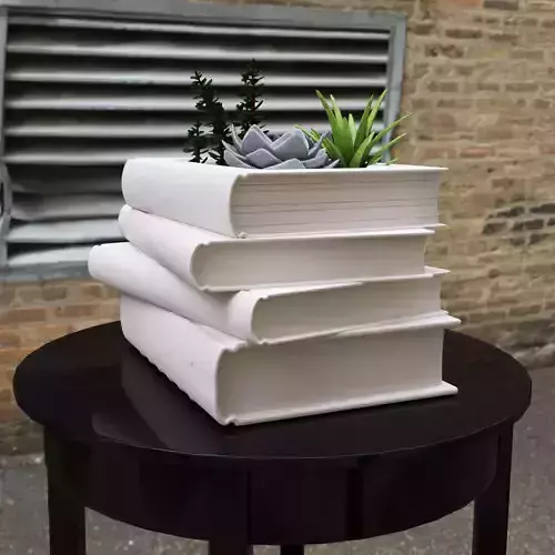 Books pot planter