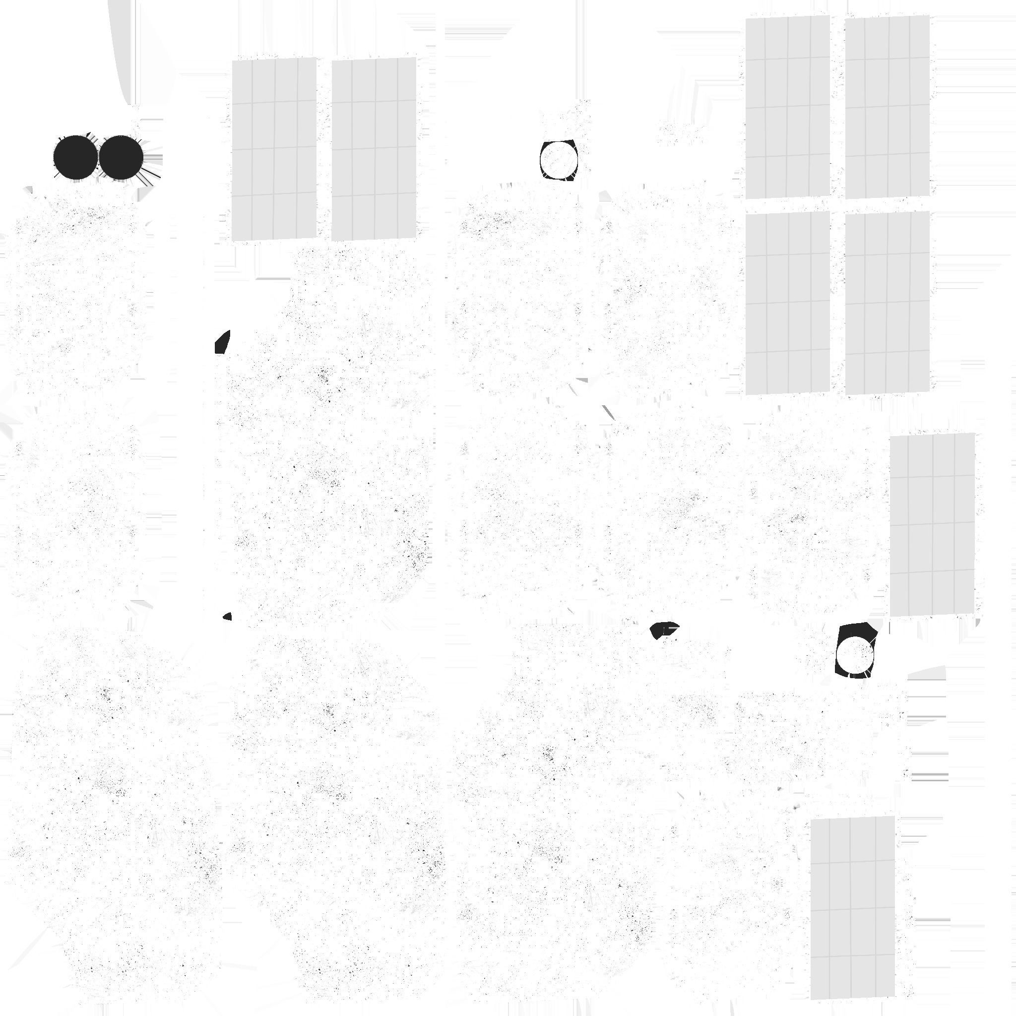 Satellite B05 Steel Blue - SciFi Space Design Low-poly 3D model_22