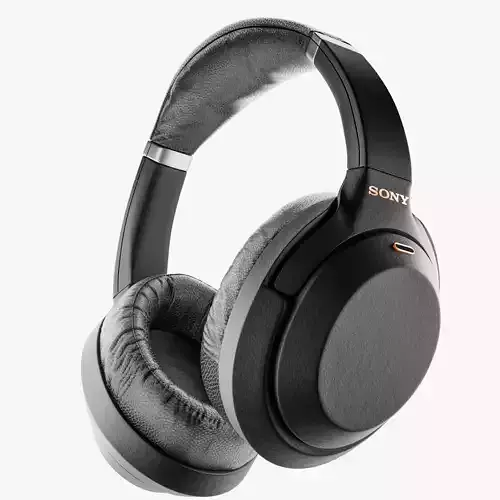 Sony headphones wireless 3D model  3D model