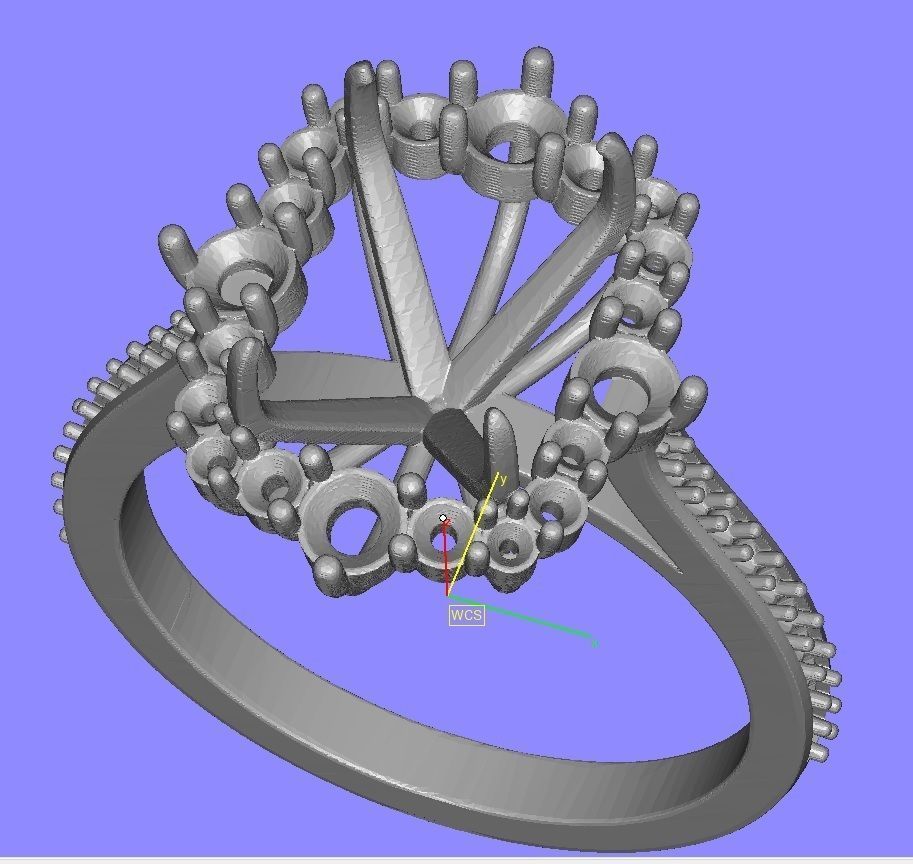 lovely Radiant Ring 3D print model_7