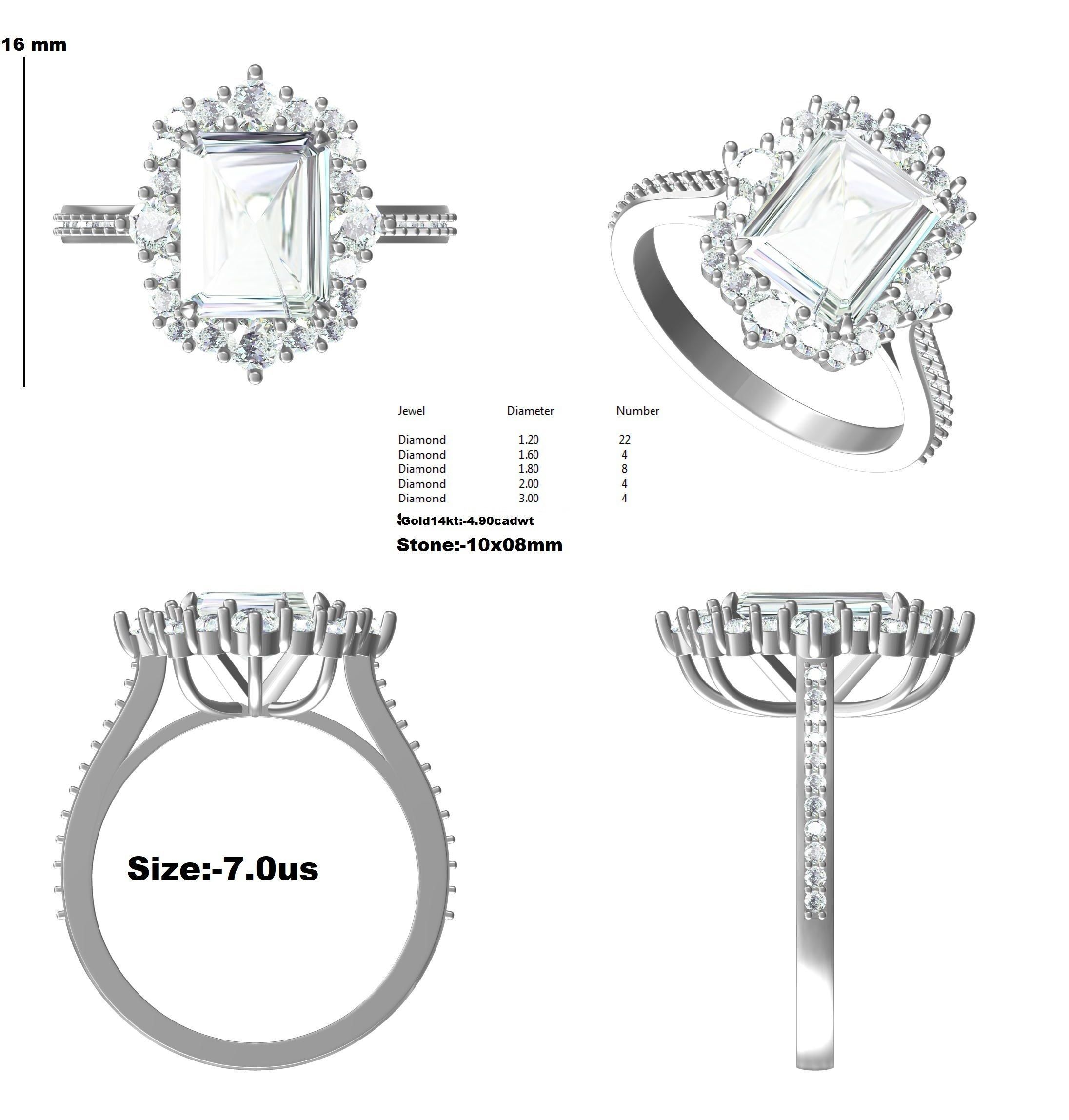 lovely Radiant Ring 3D print model_6