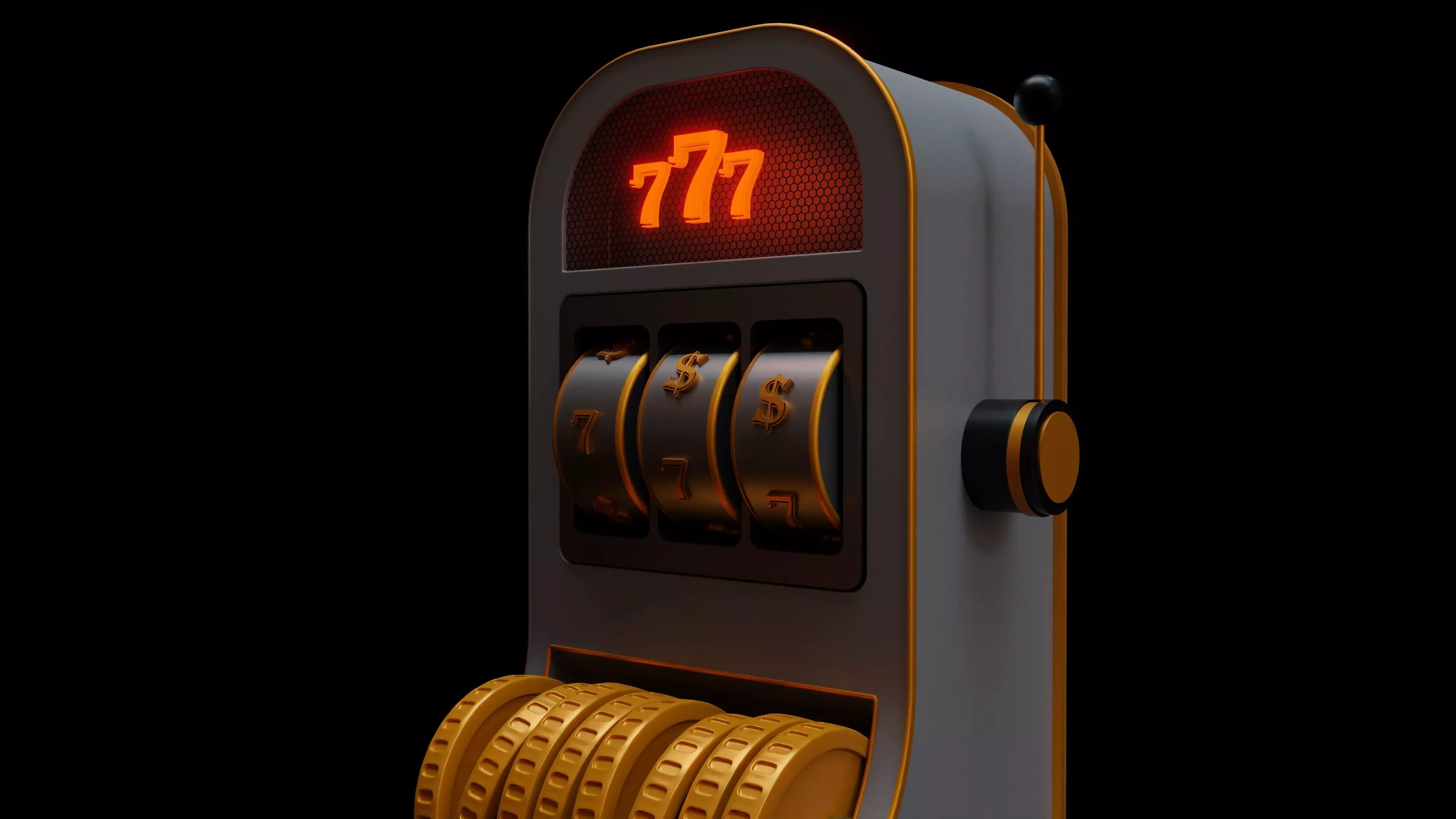 Casino Slot machine 3D model 3D model_0