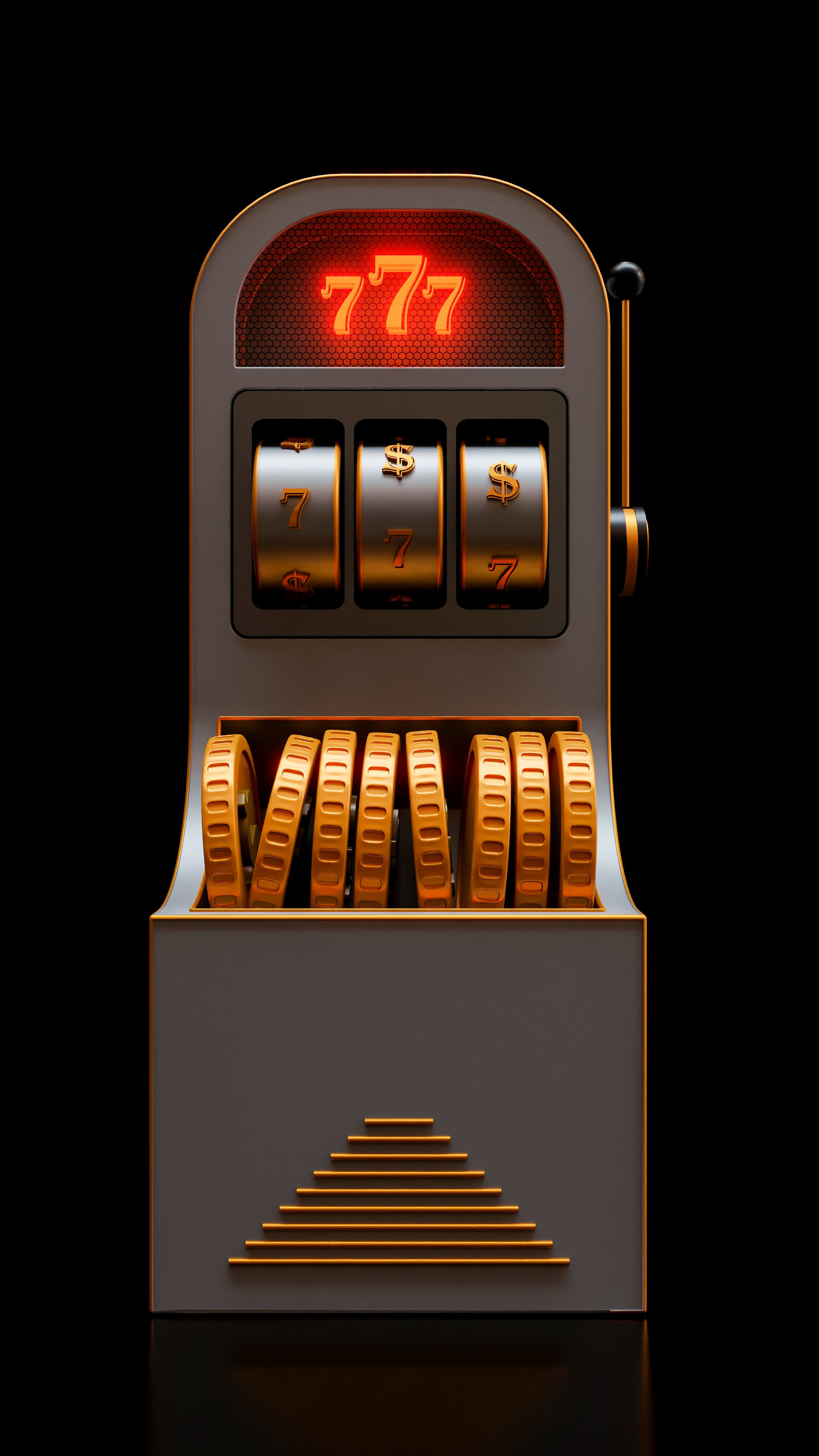 Casino Slot machine 3D model 3D model_1