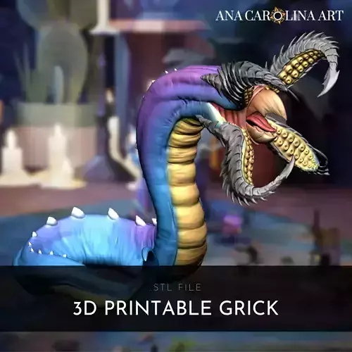DnD Grick by Ana Carolina Art 3D print model