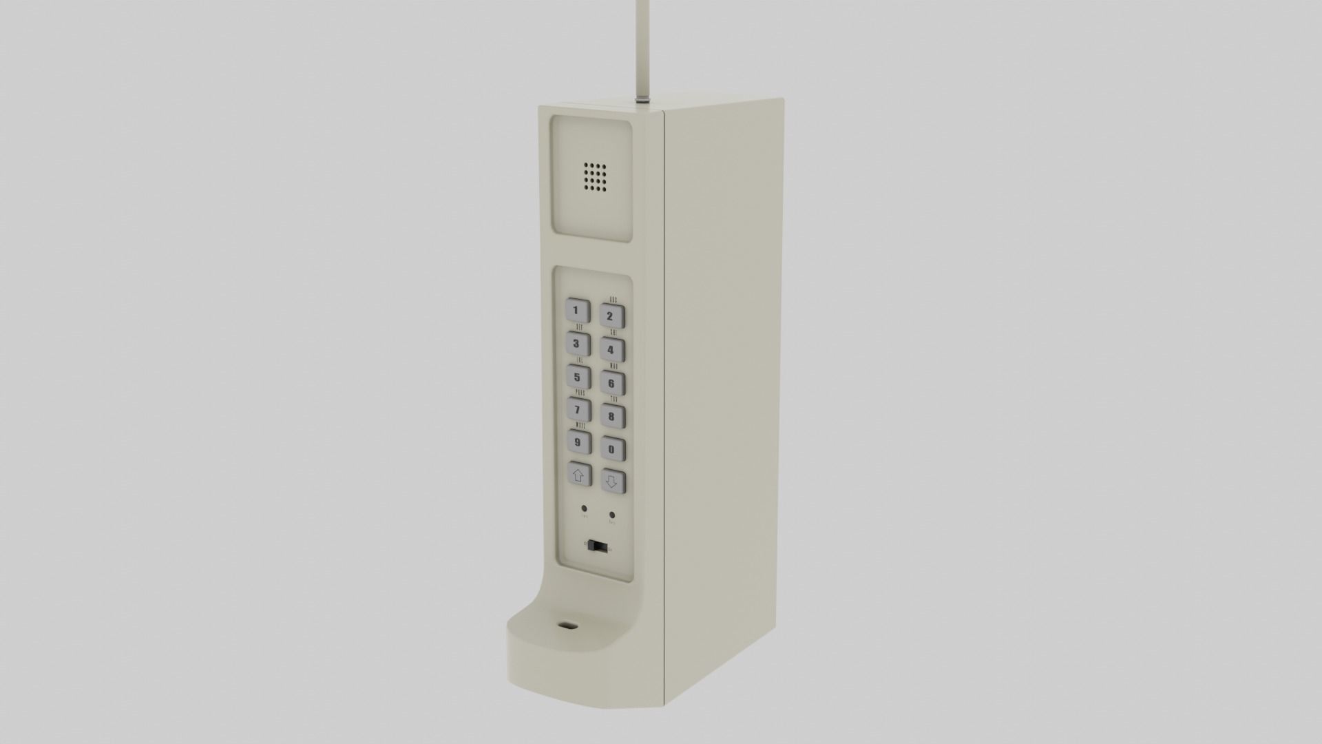 Vintage Cell Phone 3D model | CGTrader
