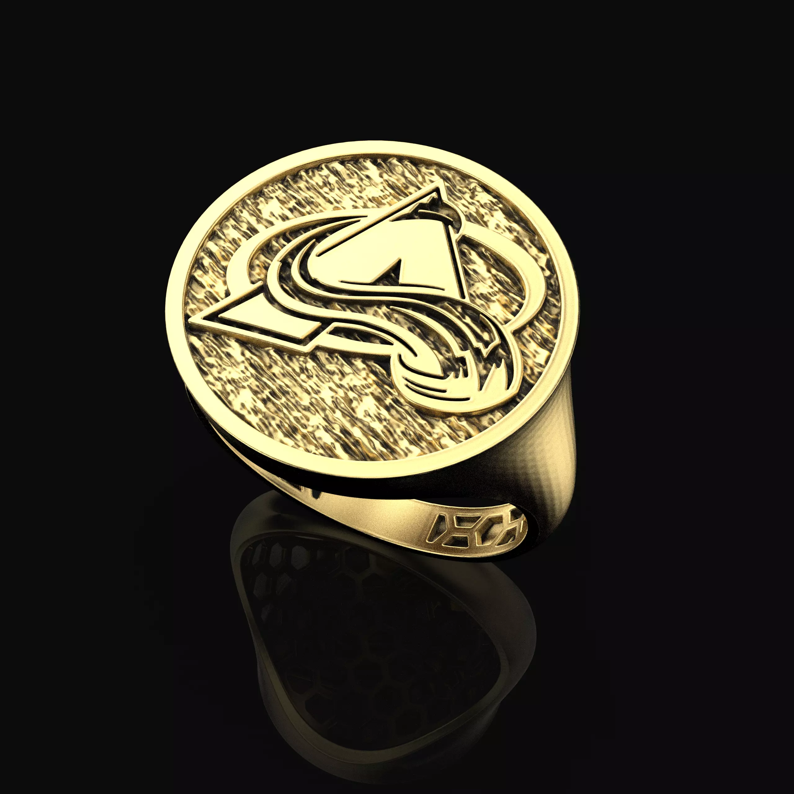 Colorado Avalanche Ring Fan Rings NHL Hockey Rings 3D print model