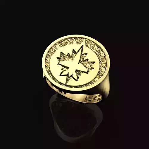 Winnipeg Jets Ring Fan Rings NHL Hockey Rings