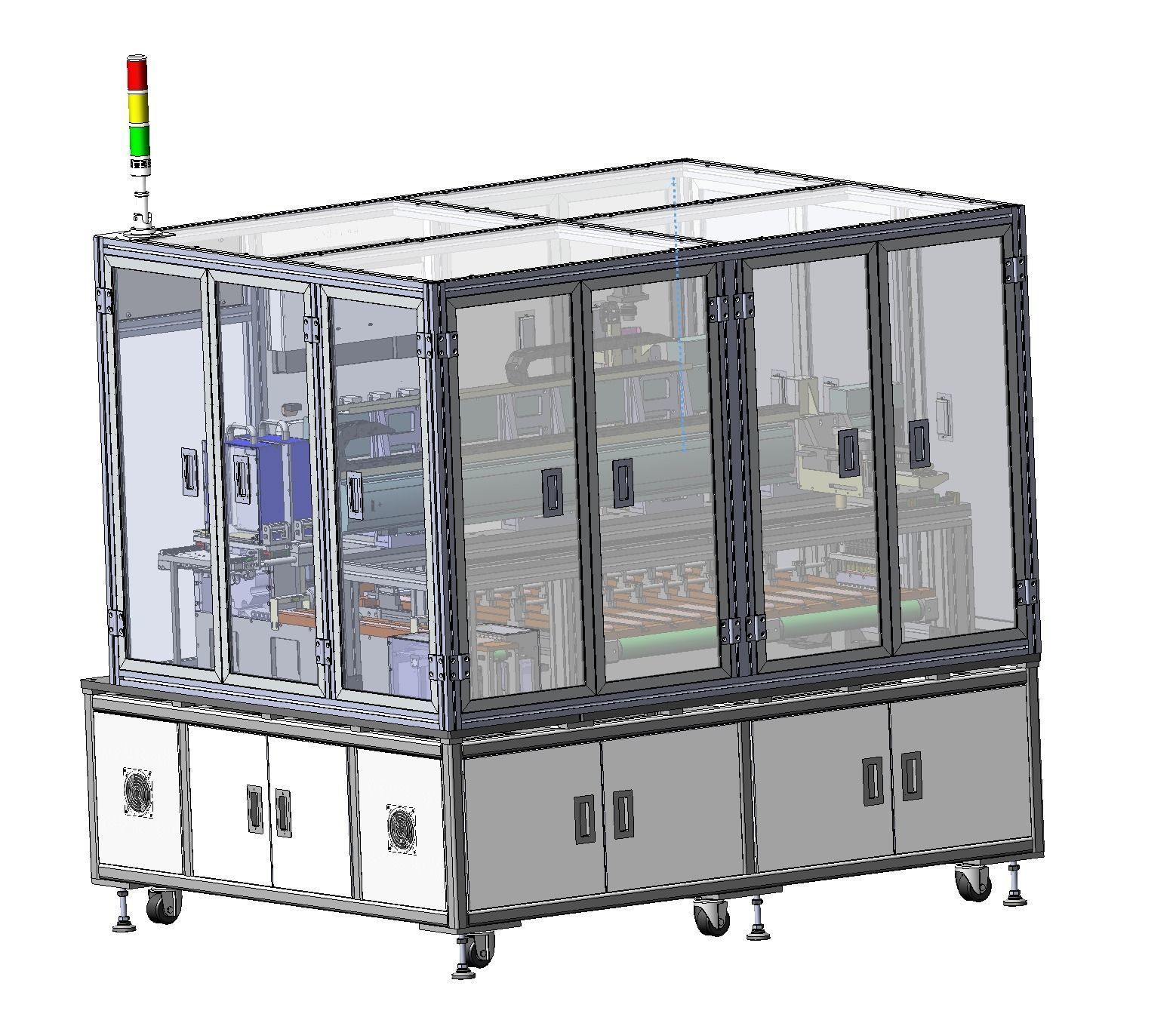 Battery Sorting Machine Assembly 3D model_6