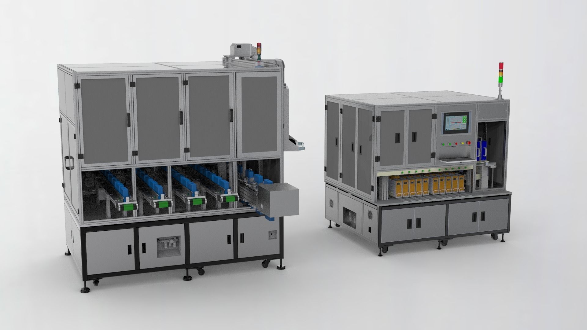 Battery Sorting Machine Assembly 3D model_3