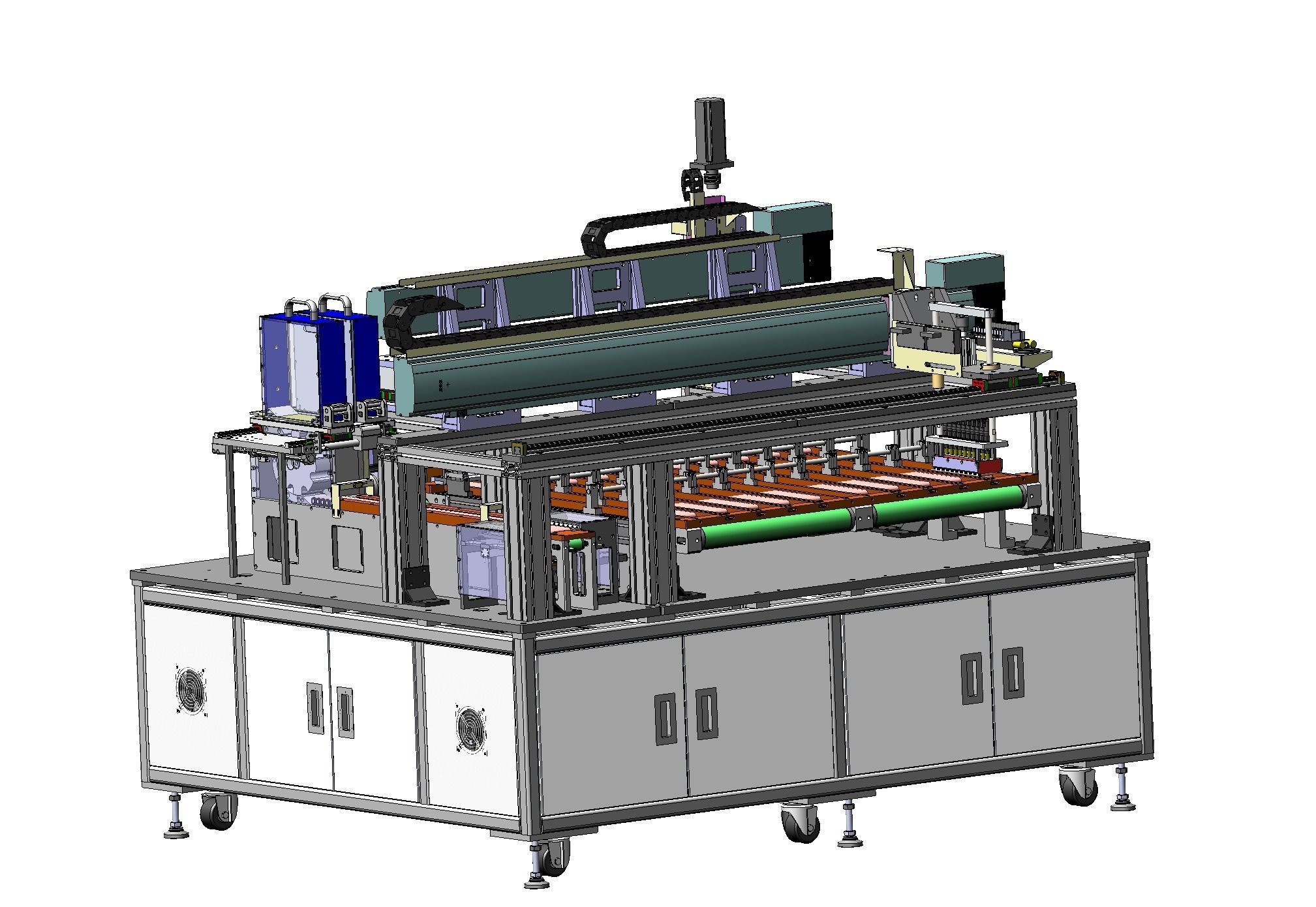 Battery Sorting Machine Assembly 3D model_9