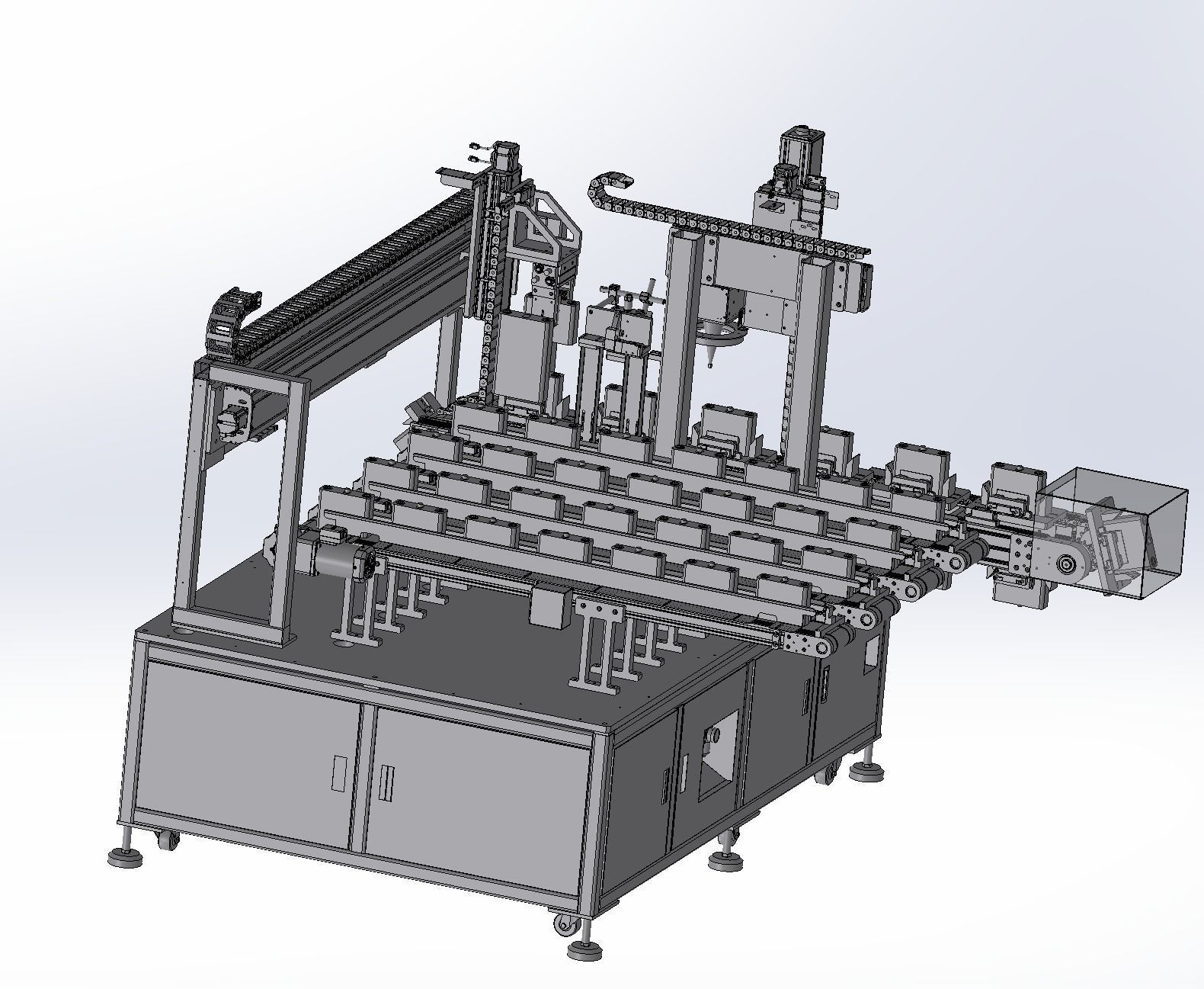 Battery Sorting Machine Assembly 3D model_15