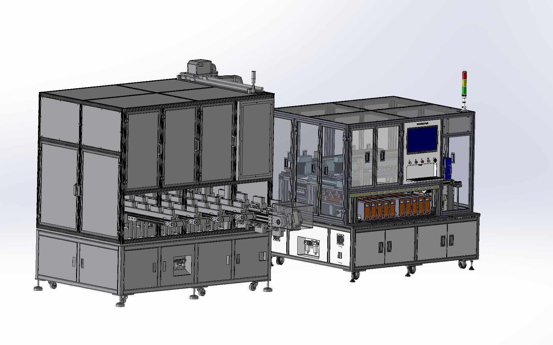 Battery Sorting Machine Assembly 3D model_18