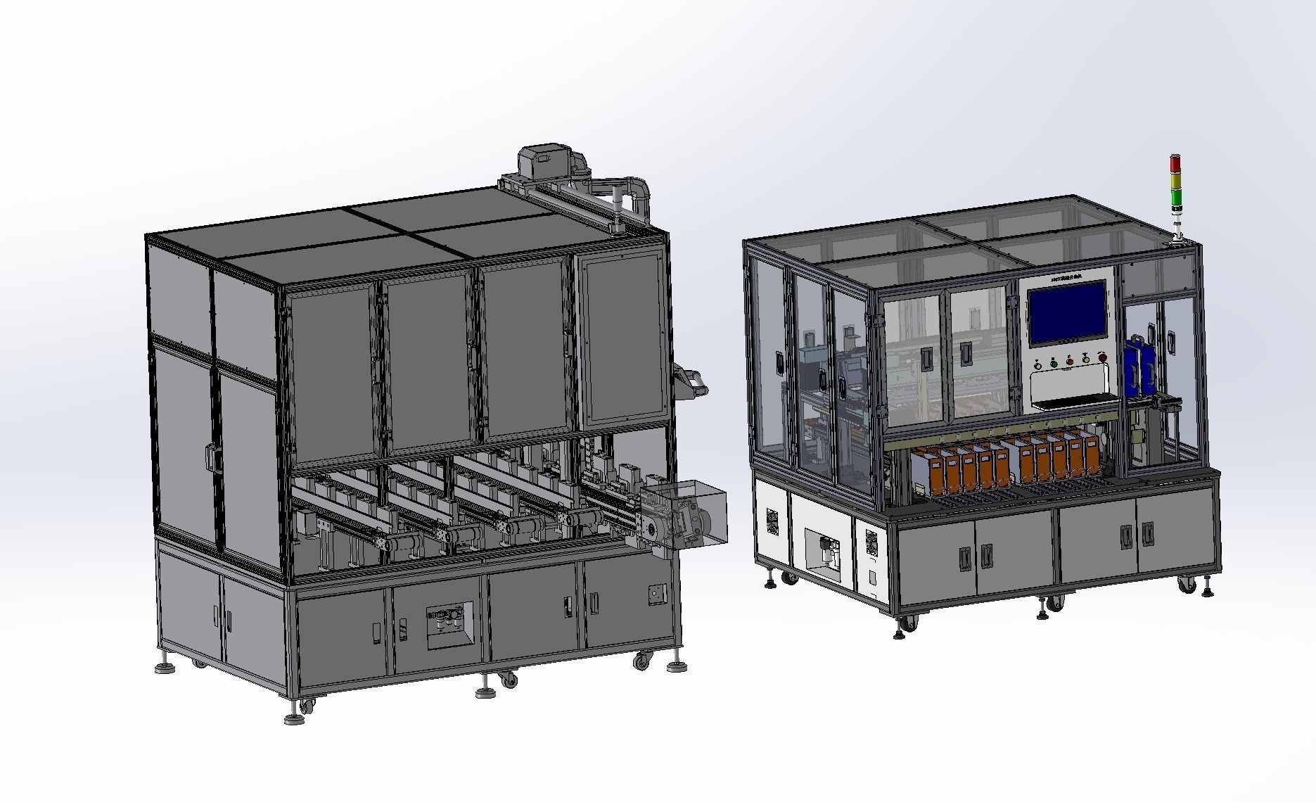 Battery Sorting Machine Assembly 3D model_19