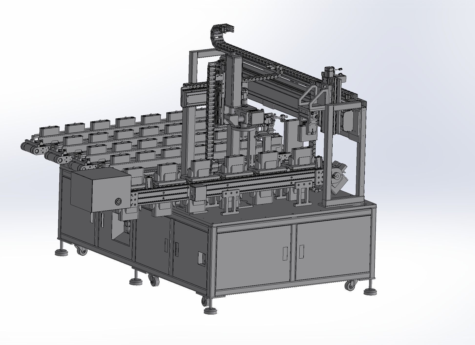 Battery Sorting Machine Assembly 3D model_11
