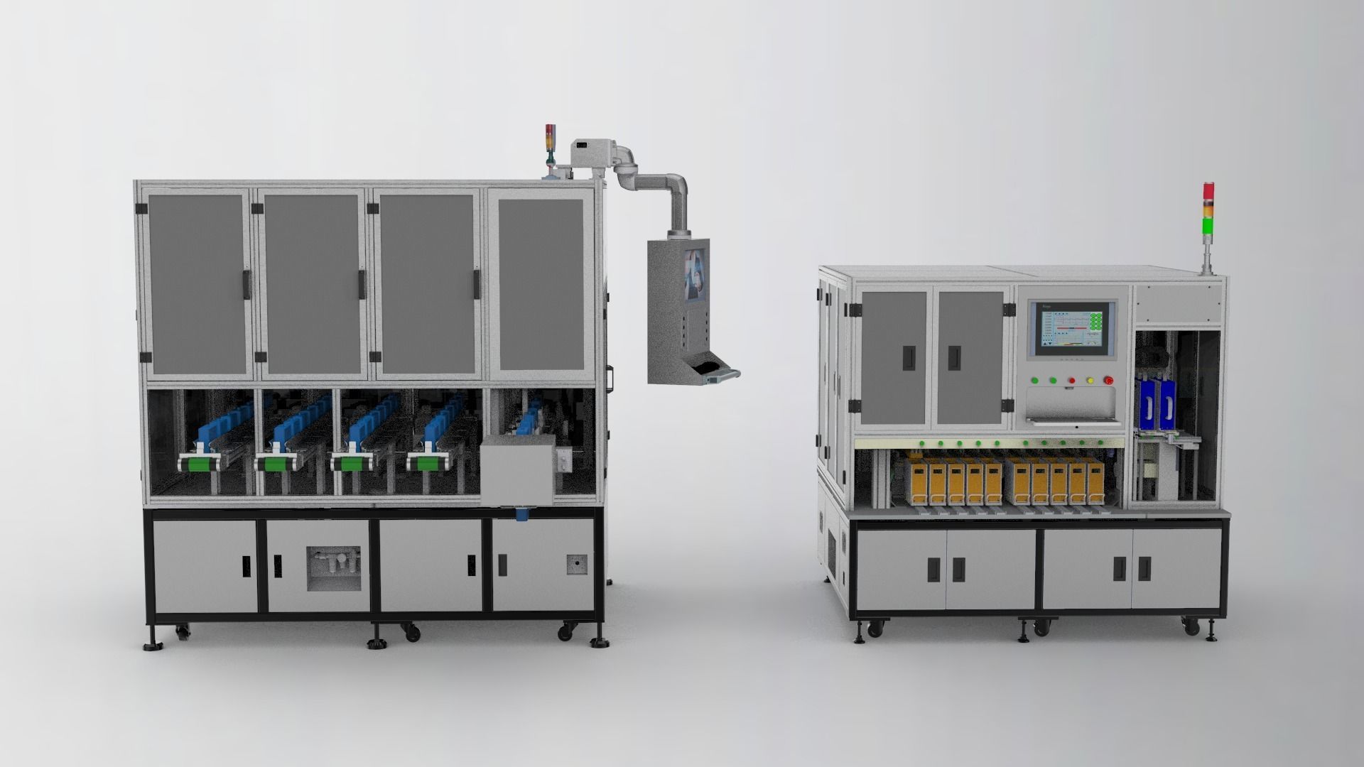 Battery Sorting Machine Assembly 3D model_2