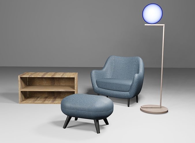 SOFT FURNITURE SET 3D model