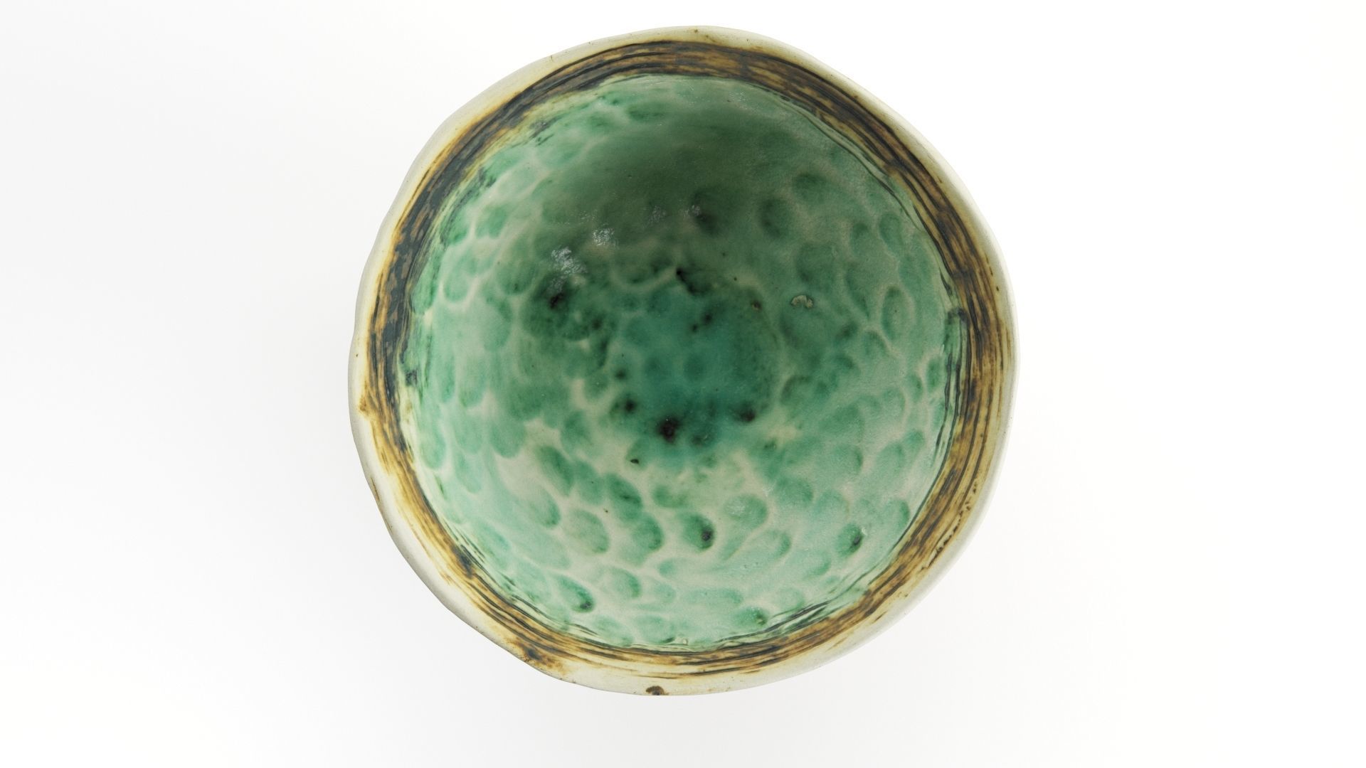 Handmade Ceramic Bowl Angoba 3D model_4