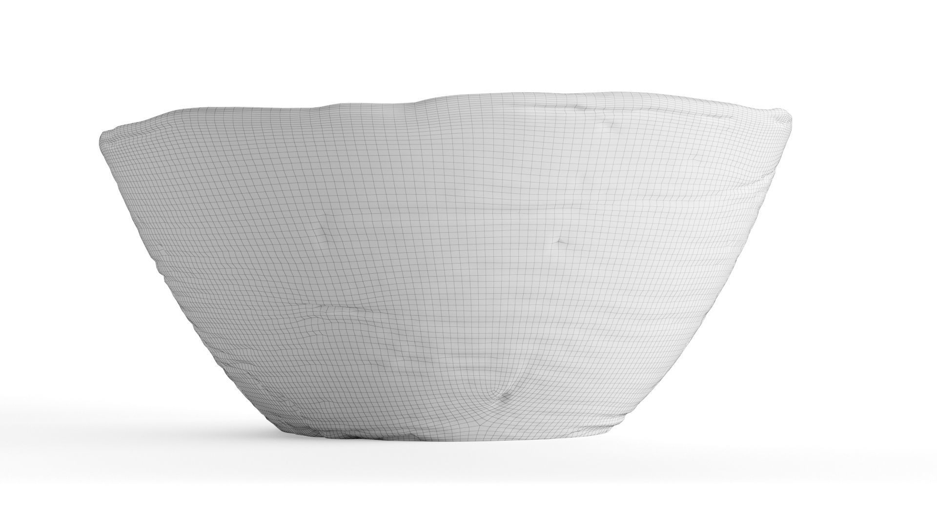 Handmade Ceramic Bowl Angoba 3D model_8