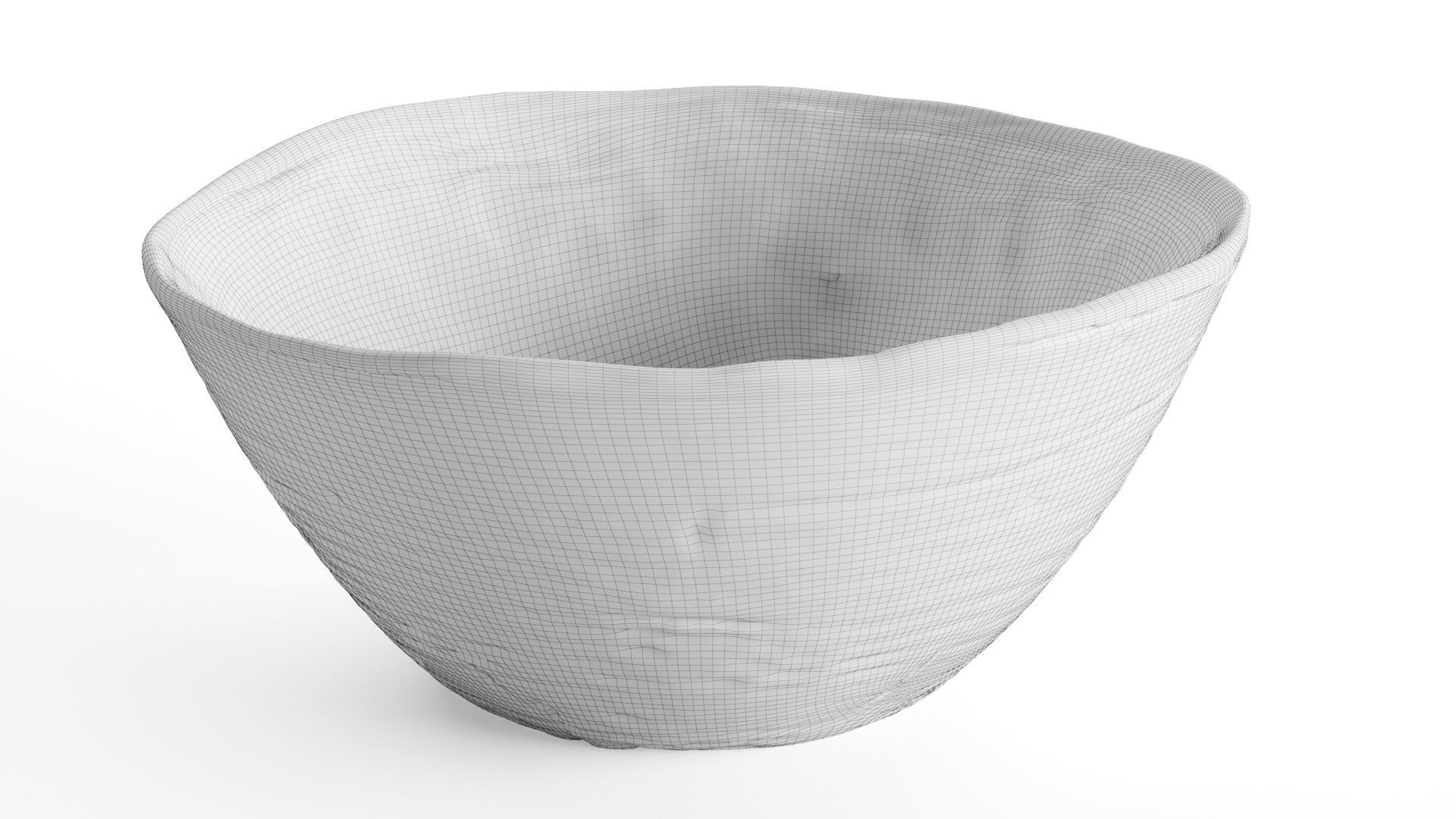 Handmade Ceramic Bowl Angoba 3D model_26