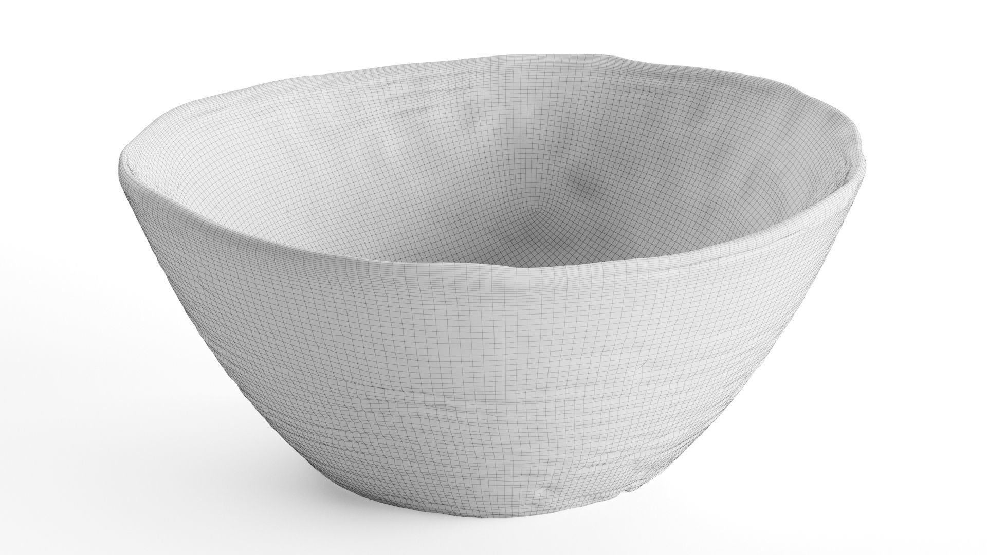 Handmade Ceramic Bowl Angoba 3D model_28