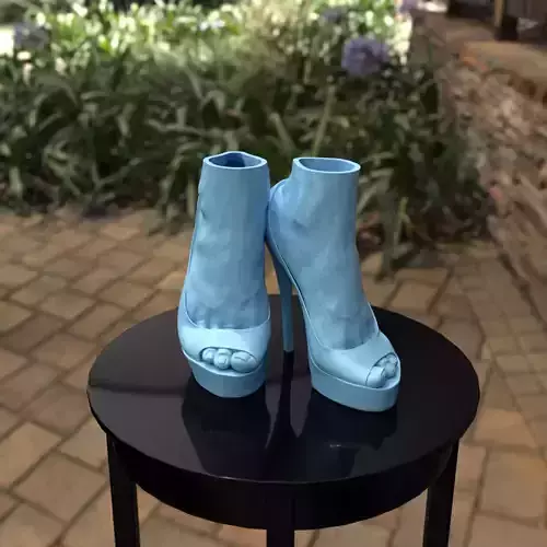 High heels pot planter - vase  3D print model