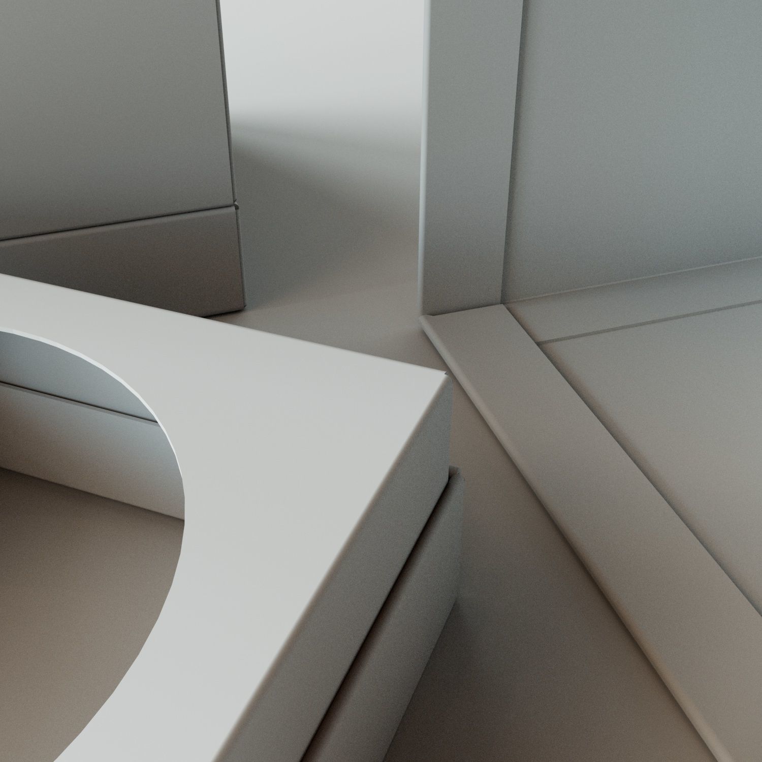 Pedestal Box - Package 3D model 3D model_3