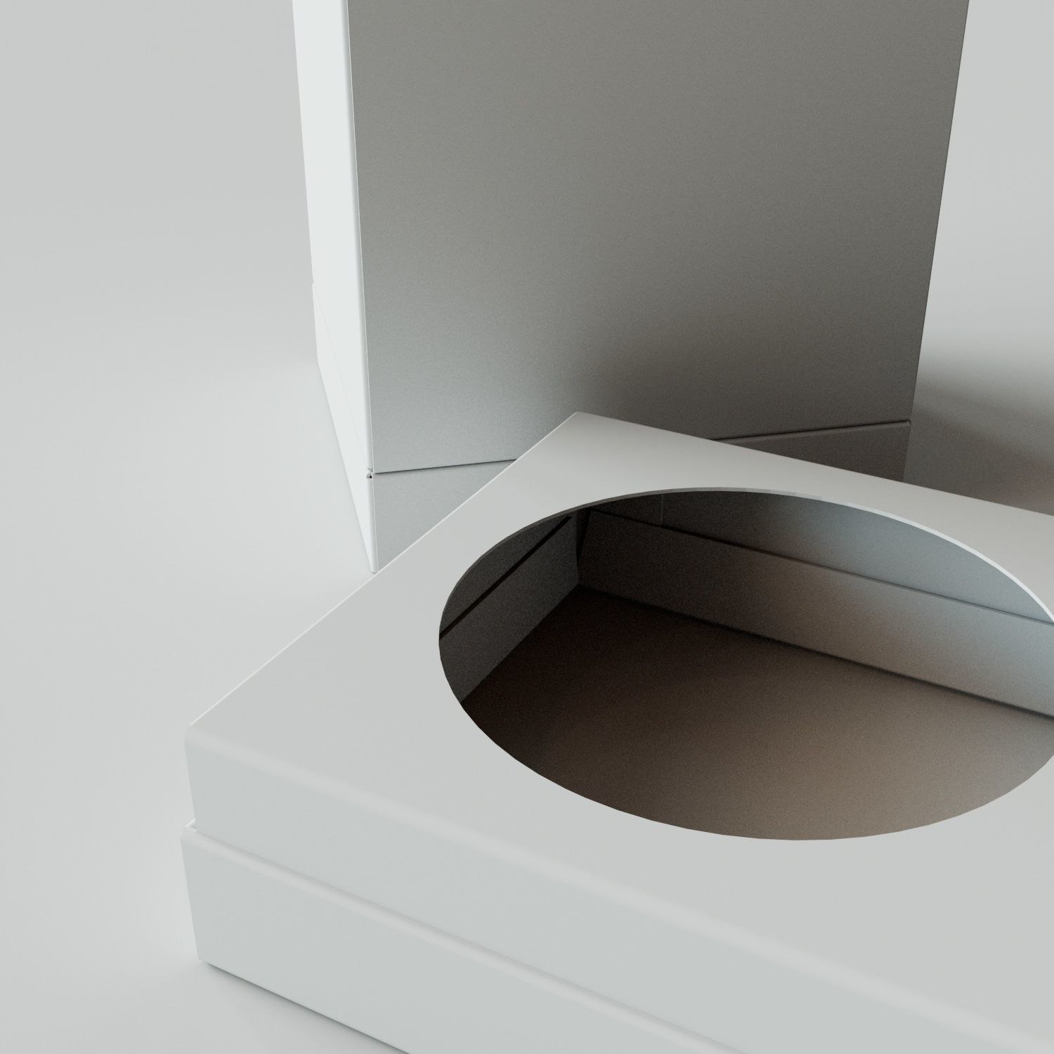 Pedestal Box - Package 3D model 3D model_2