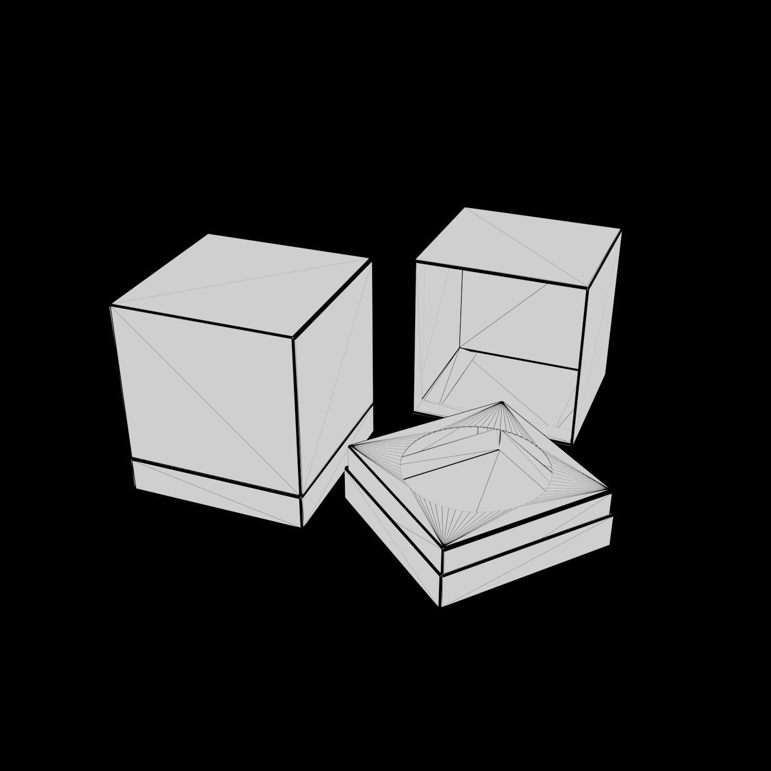 Pedestal Box - Package 3D model 3D model_7