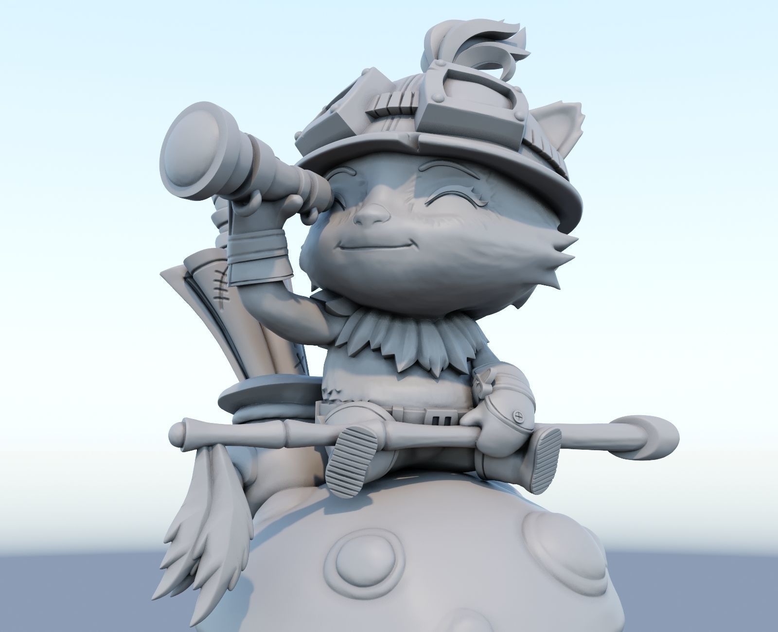 teemo League of Legends 3D print model 3D print model_1