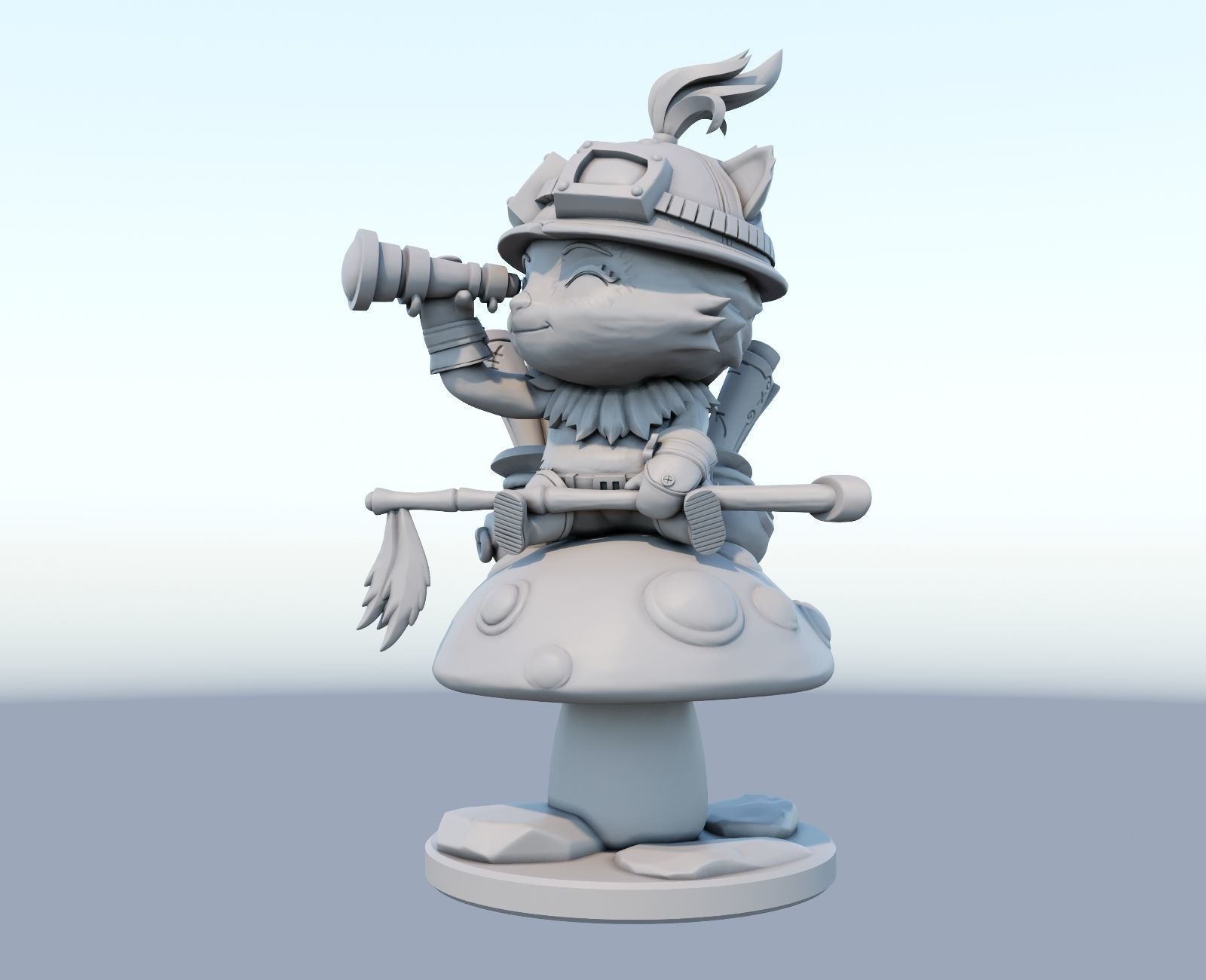 teemo League of Legends 3D print model 3D print model_3