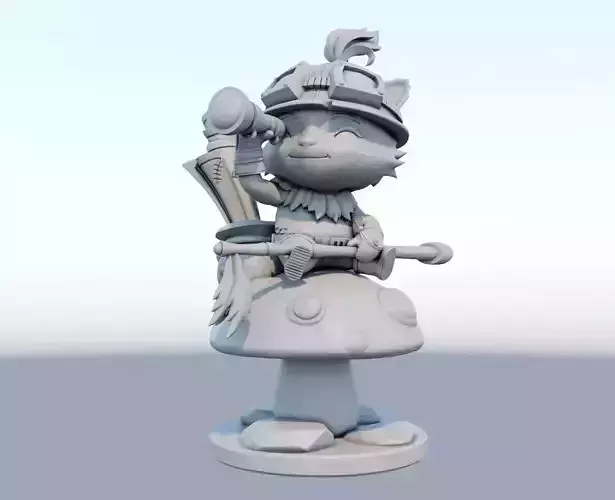 teemo League of Legends 3D print model 3D print model