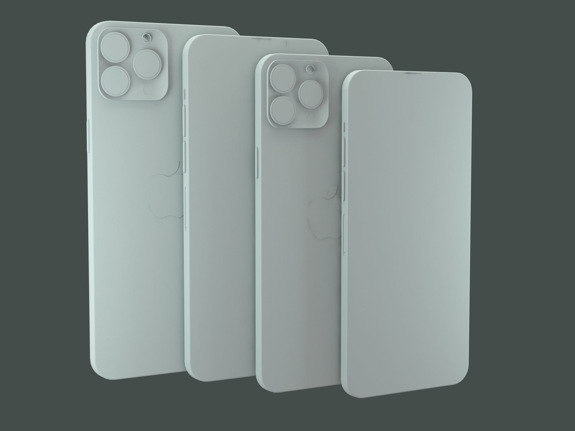 iPhone 13 pro max Low-poly 3D model_2