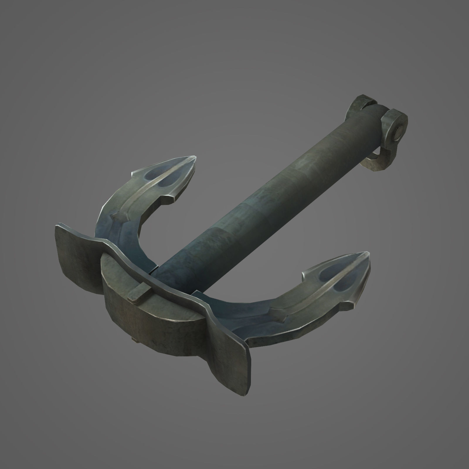 Anchor Lowpoly 3D model_1