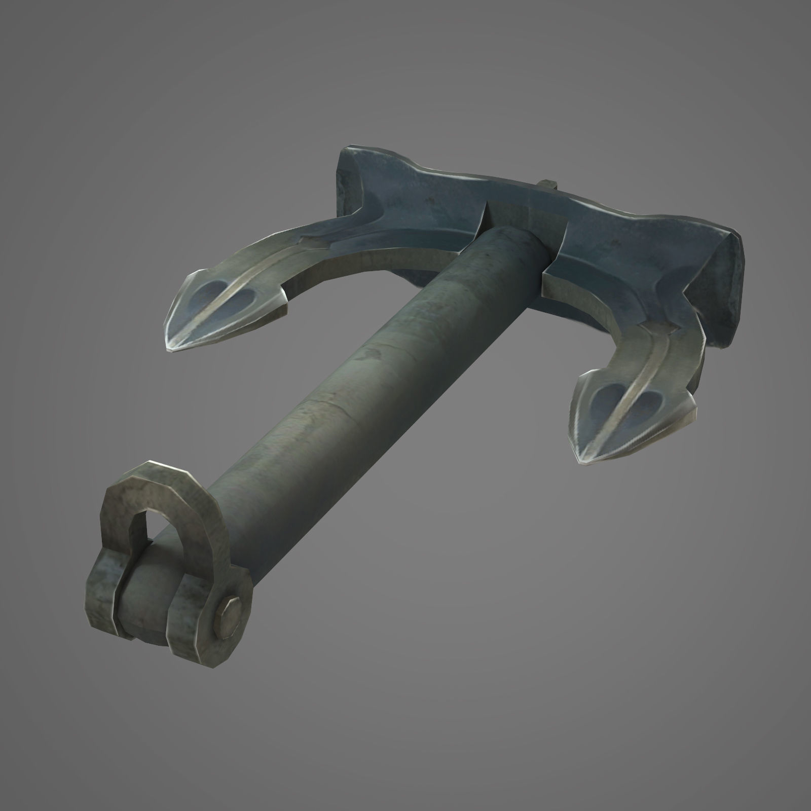 Anchor Lowpoly 3D model_2