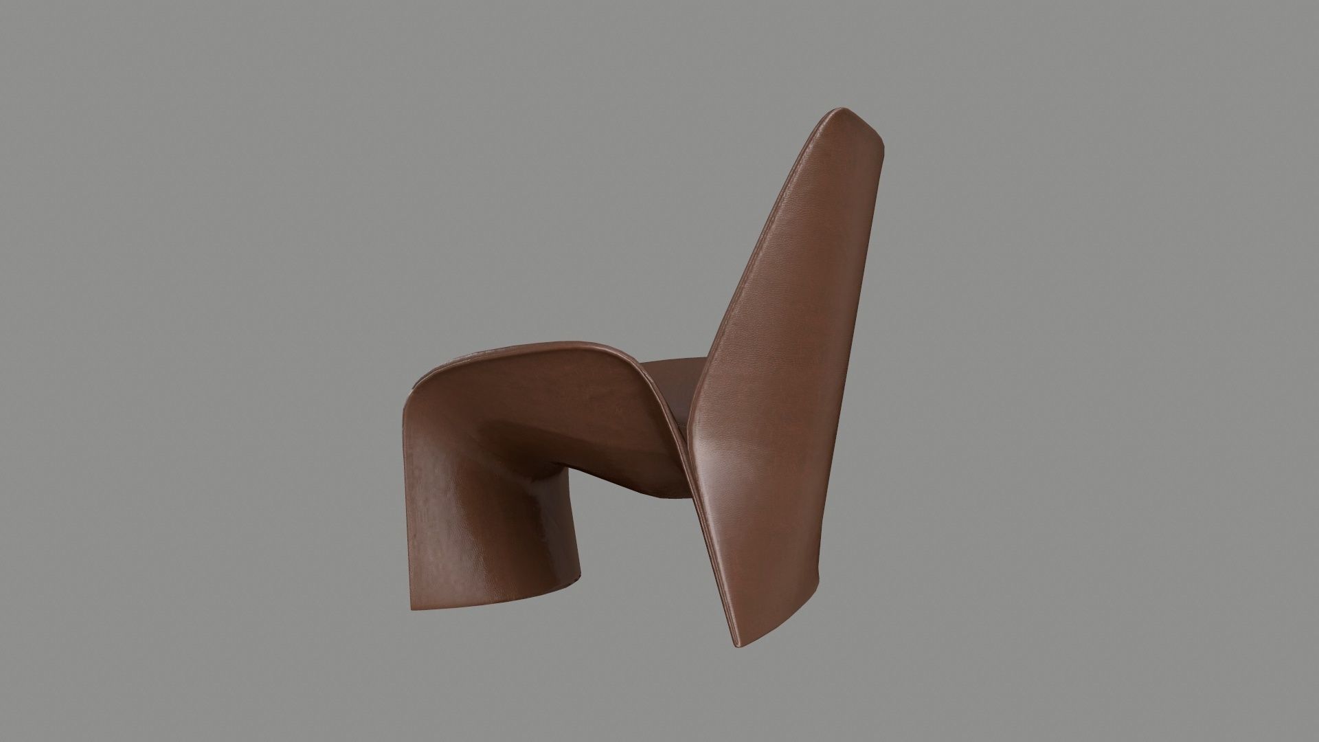 Armchair 01 PBR Low-poly 3D model_2
