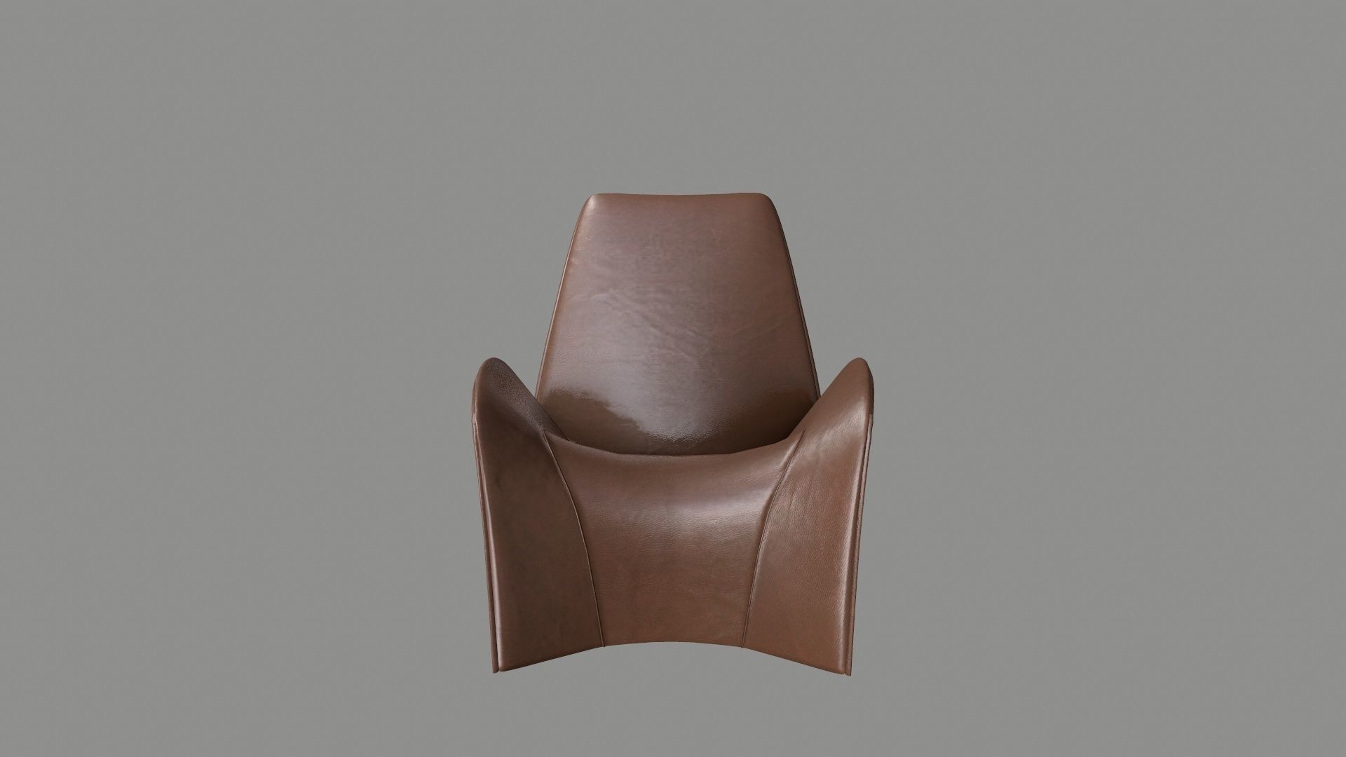 Armchair 01 PBR Low-poly 3D model_5