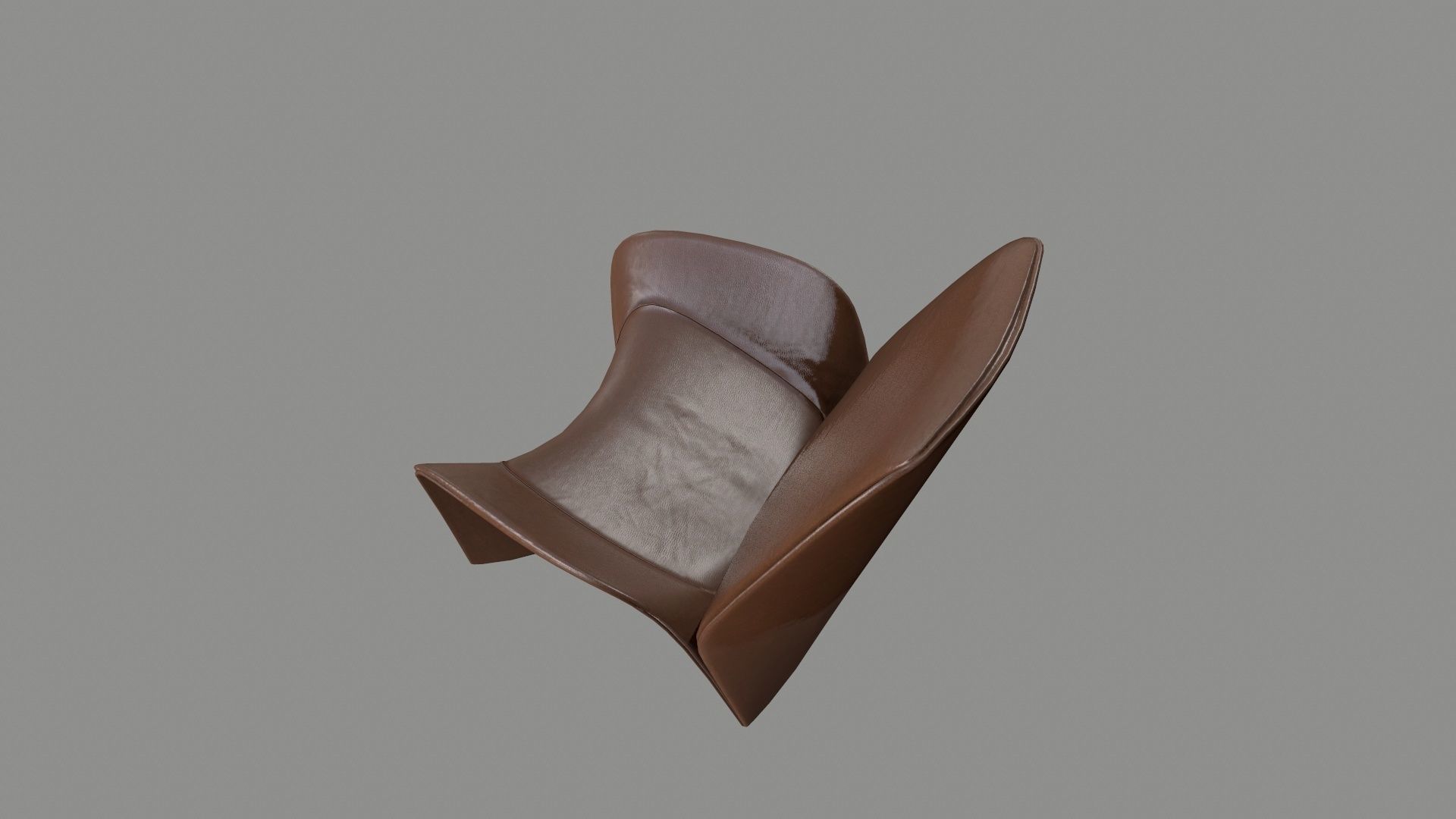 Armchair 01 PBR Low-poly 3D model_7