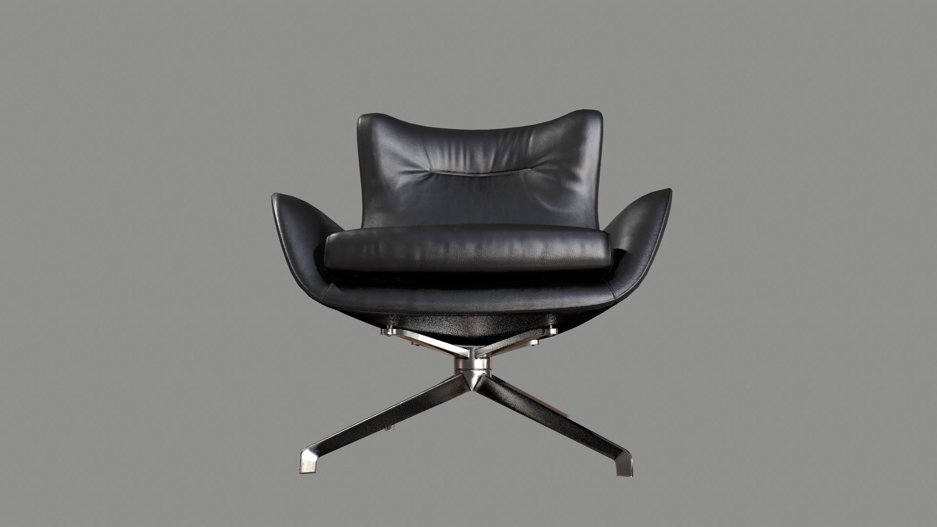 Armchair 02 PBR Low-poly 3D model_6