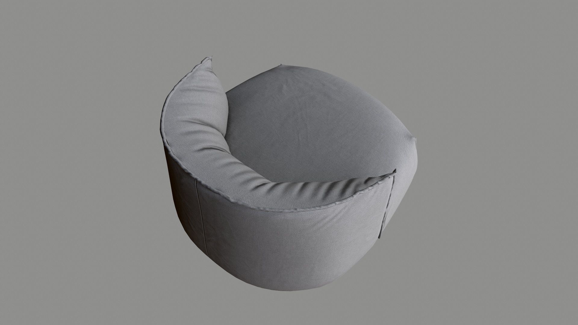Armchair 04 PBR Low-poly 3D model_6