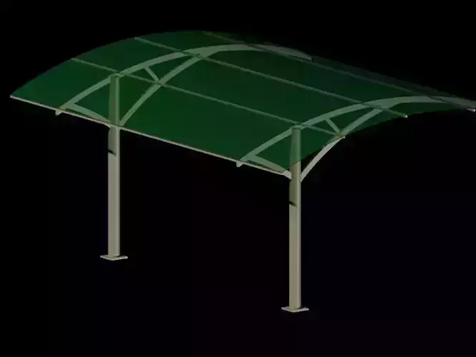 SUNSHED carport 3D model