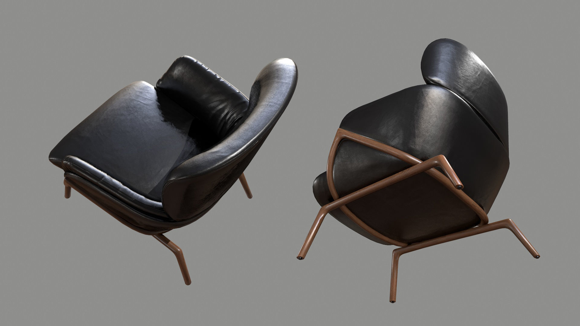 Collection of Armchairs PBR _7