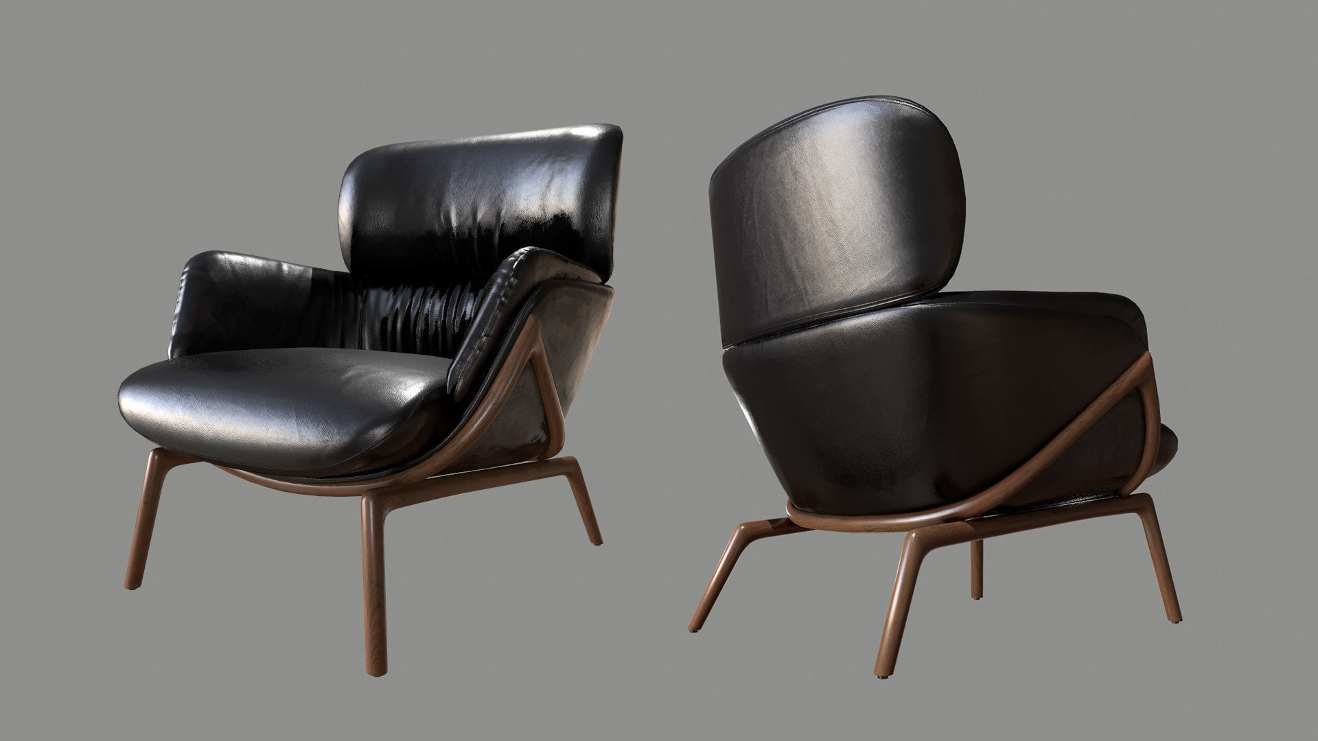 Collection of Armchairs PBR _29
