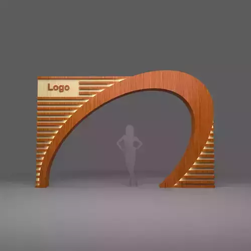 Entry arch 3D model