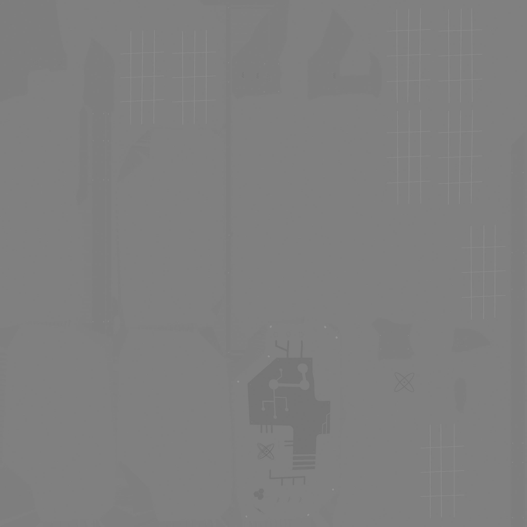 Satellite B08 Aluminum - SciFi Space Design Low-poly 3D model_21